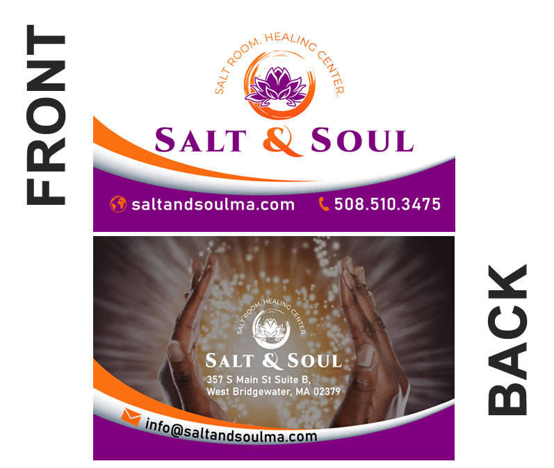 Bontra Web Design - Salt & Soul business card design