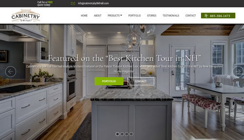 Bontra Web Design - Cabinetry by SM Hall