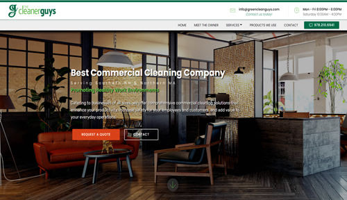 Bontra Web Design - Green Clean Guys