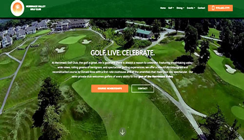 Bontra Web Design - Merrimack Valley Golf Club